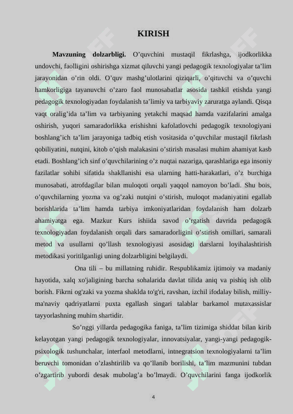 Savod o’rgatish davrida bo’g’in  ustida ishlash 4