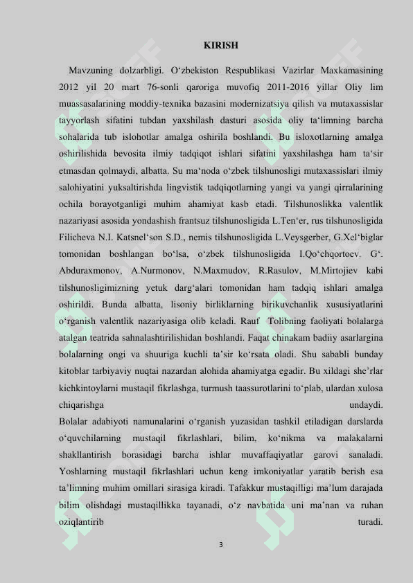Sinfdan tashqari o`qish darslarida Rauf Tolib ijodini o`rganish 3