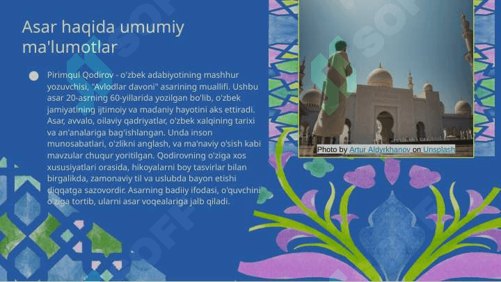 Pirimqul Qodirovning avlodlar davoni asari 3
