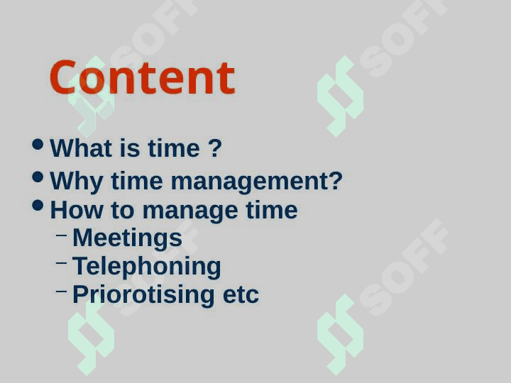 Time and time managementTime and time management 2