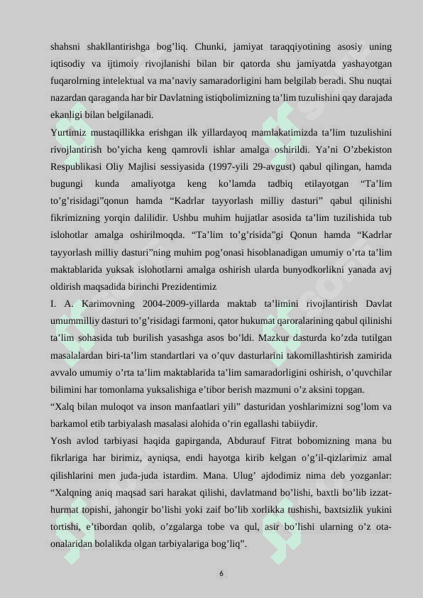 Savod o’rgatish davrida bo’g’in  ustida ishlash 6