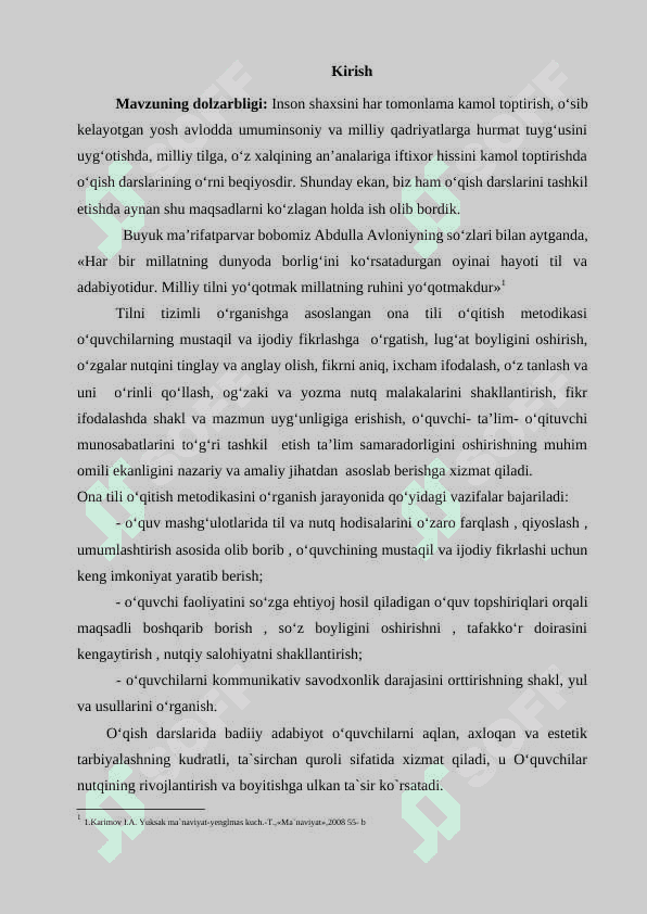 Sinfdan tashqari o‘qishni tashkil etish 3