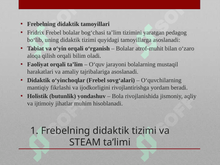 Frebelning didaktik tizimi va steam ta'lim texnologiyasini foydalanishda nima uchun vena diagrammasi t jadval bbb jadvali baliq skeleti qanday diagrammasi nilufar guli chizmasi klaster va boshqalar m 4