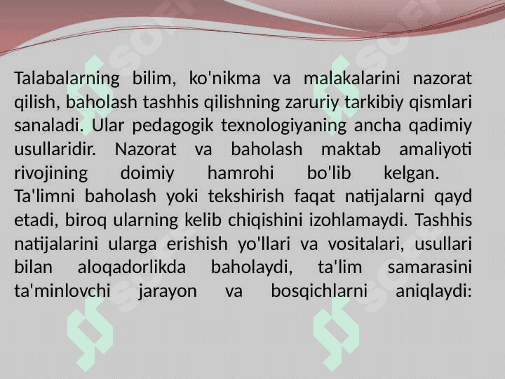 Ta’lim olganlikni tashhis etish 3
