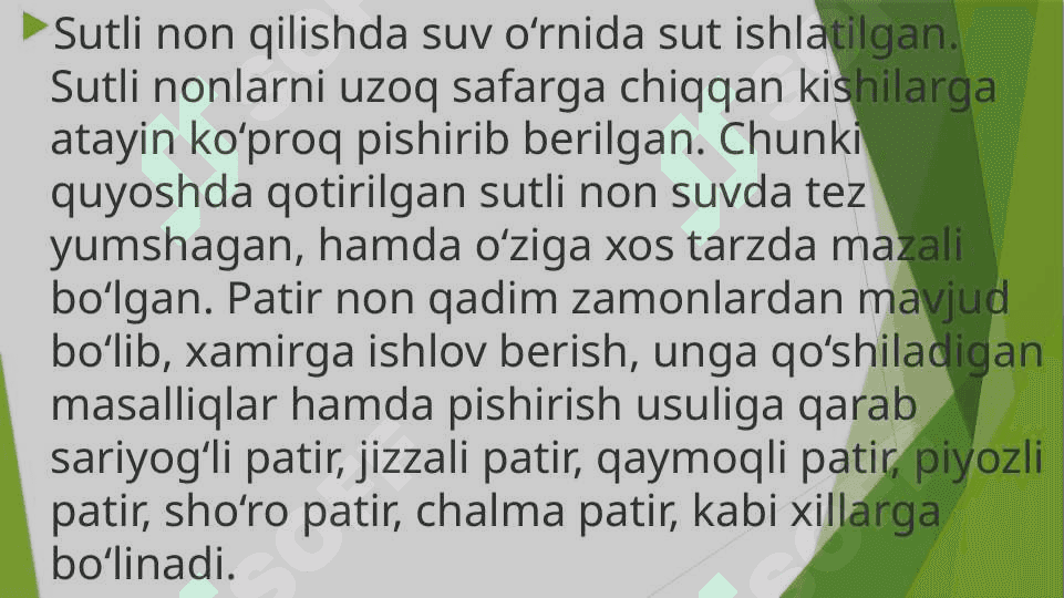Voha aholisining an’anaviy taomlari va pazandachilik an’analari 4