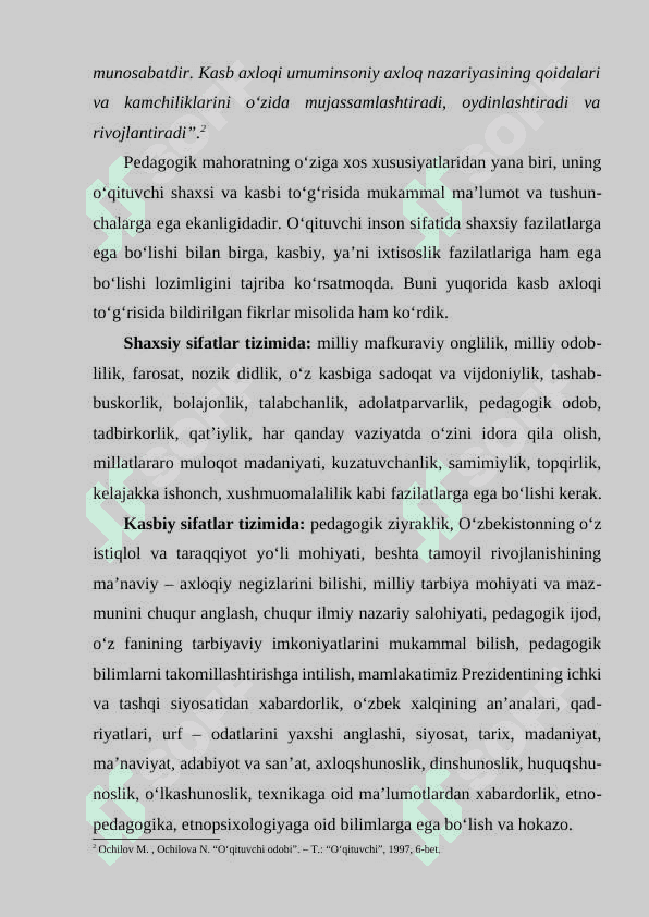 O‘qituvchilik faoliyatining tizimi, kasbiy mahorati haqida tushuncha 4