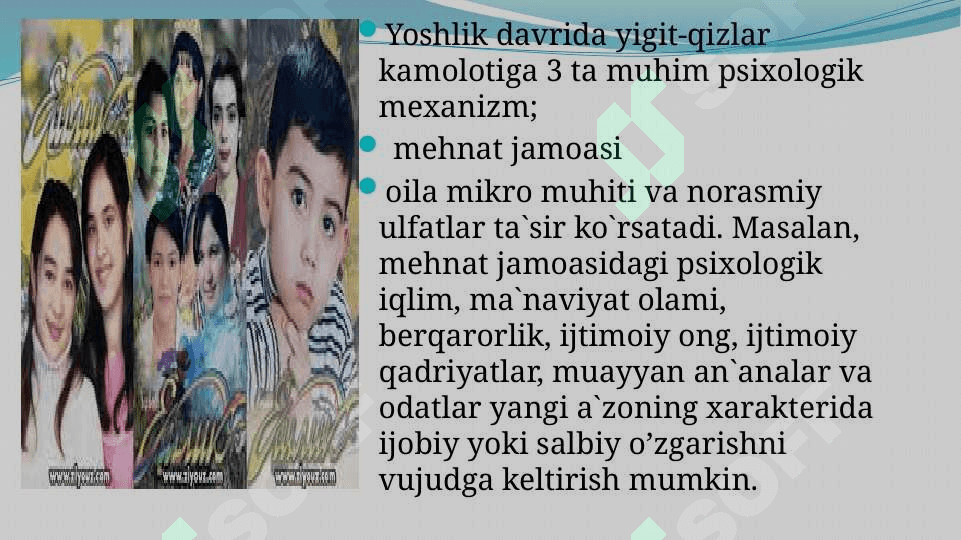 Mavzu:Umumta’lim maktablari o’quvchi-qizlarining ijtimoiy faolligini oshirish usullari va metodlari 4