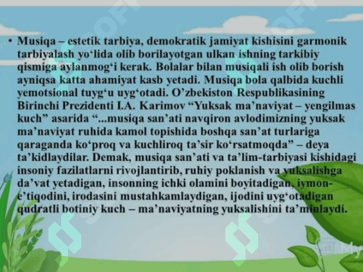 Maktabgacha tarbiya yoshidagi bolalarga musiqaviy tarbiya berish metodlari 2