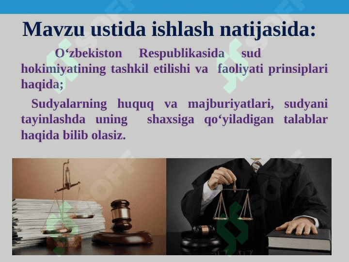 Konstitutsiyada odil sudlovga oid yangiliklar. 2
