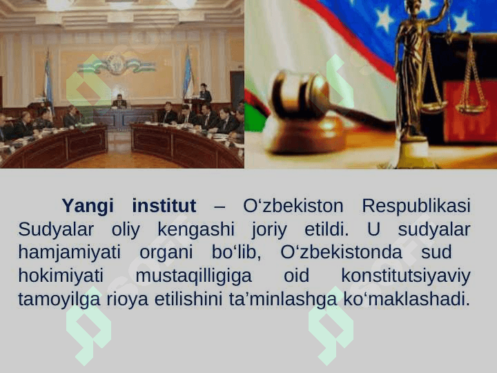 Konstitutsiyada odil sudlovga oid yangiliklar. 8