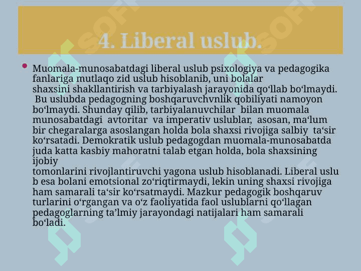 UZLUKSIZ TA’LIMDA PEDAGOGIK NAZORATNI  TASHKIL ETISHNING ILMIY ASOSLARI 8