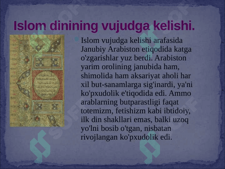 ISLOMIY QADRIYATLAR  VA HOZIRGI ZAMON 3