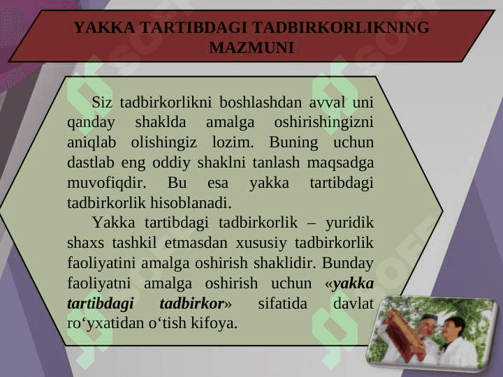 YAKKA TARTIBDAGI TADBIRKORLIK 2