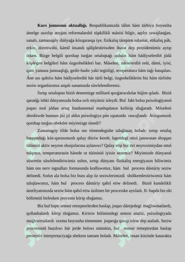 Hár qıylı emociyalar hám sezimlerdıń klassifikatsiyası 2