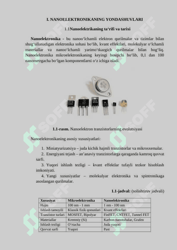 Nanoelektronika, funksional elektronika 5
