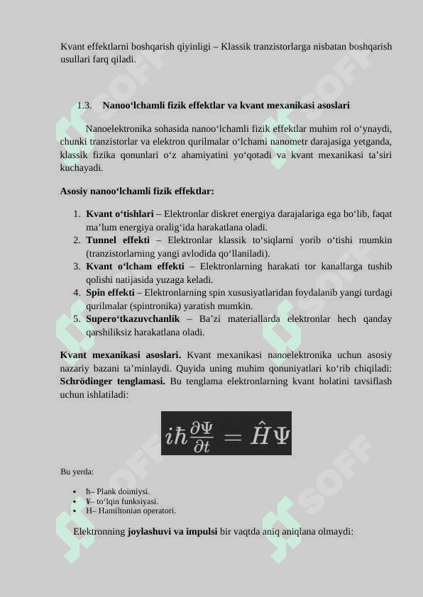 Nanoelektronika, funksional elektronika 8