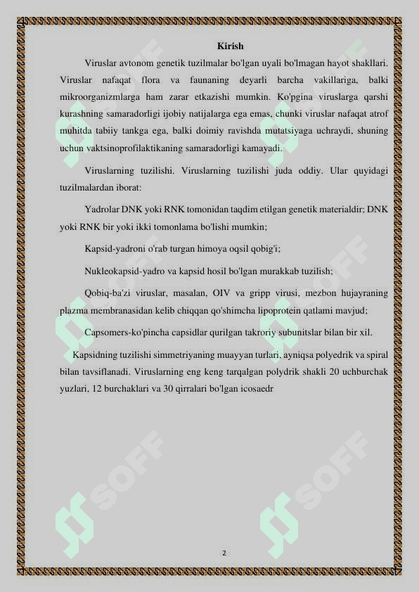 Viruslarni toza preparatlarini olish usullari 2