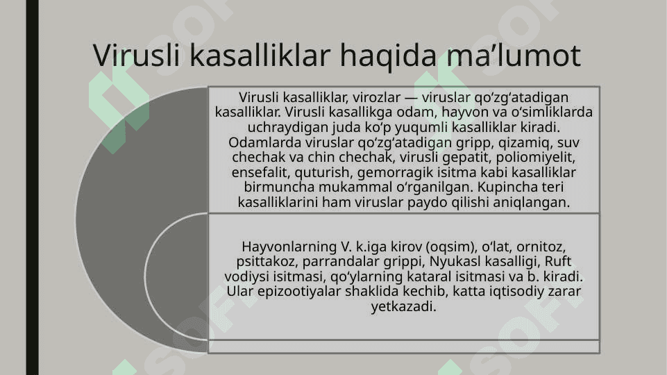 Virusli infeksiyalar diognostikasi 2