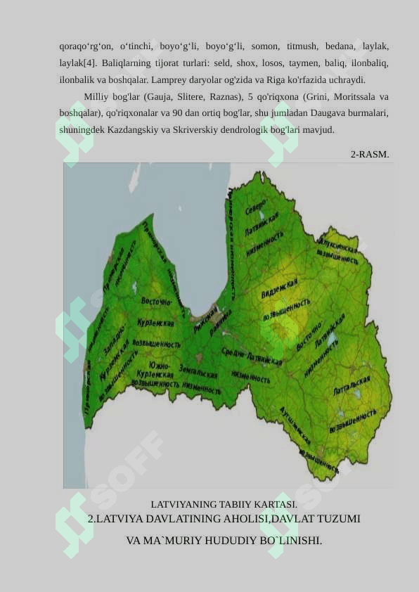 «Latviya davlatiga iqdisodiy-geografik tavsif 8