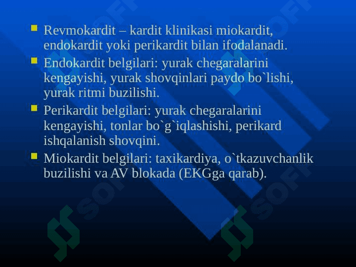 O`TKIR REVMATIK ISITMA 8