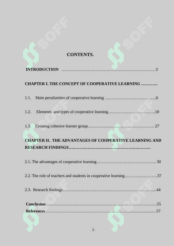 Developing cooperative learning in EFL 2