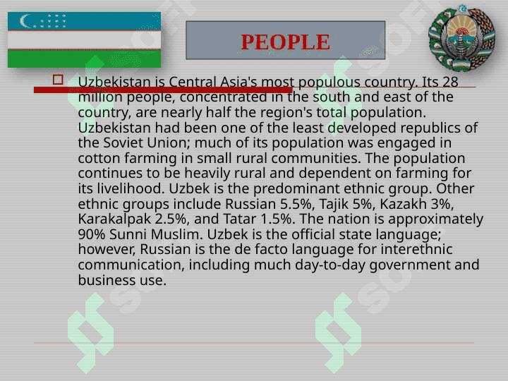 The independence of Uzbekistan 6