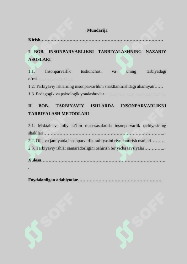 Tarbiyaviy ishlar orqali insonparvarlikni tarbiyalash 2