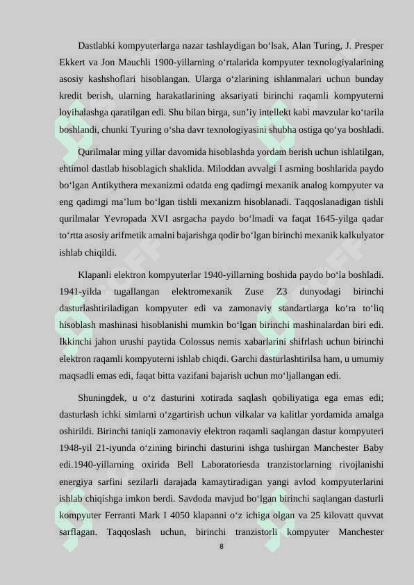 IQTISODIY FANLARNI O'QITISHDA METODIKA VA TA'LIM TEXNOLOGIYALARI 8