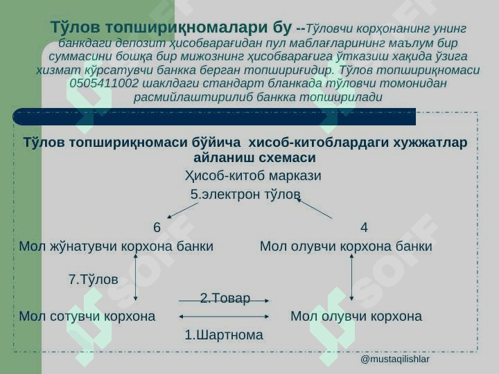 Нақд пулсиз хисоб китобларни такомиллаштириш 8