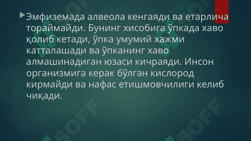 Ўпка эмфиземаси 4