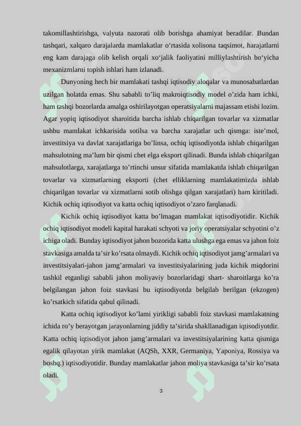 KICHIK OCHIQ IQTISODIYOT MODELI. 3