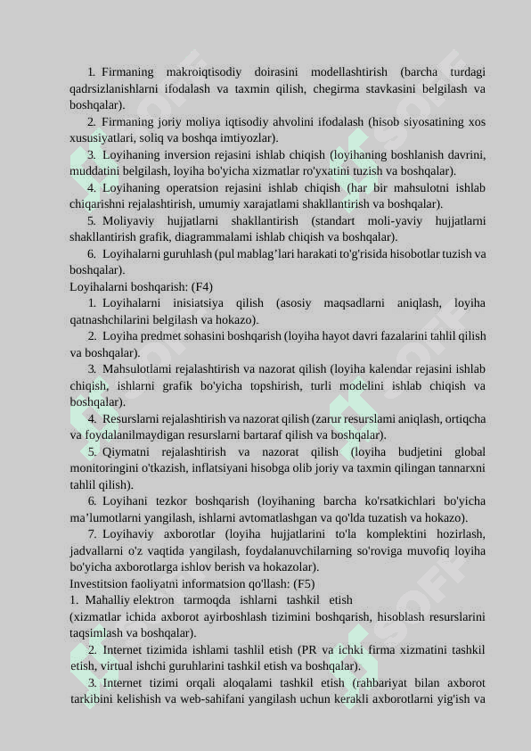 Marketings strategik va taktik rejalashtirish va ularni amalga oshirish usullari, yo‘l-yo‘riqlari  mavzusida tayyorlangan mustaqil ish 32 sahifa 8
