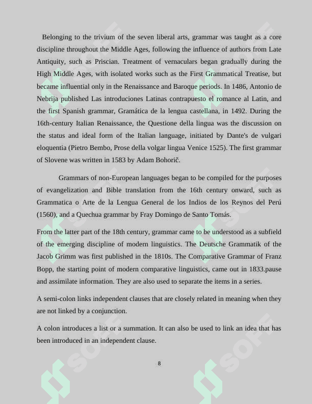 Methods and ways of teaching grammar to the second language learners at English lessons 8