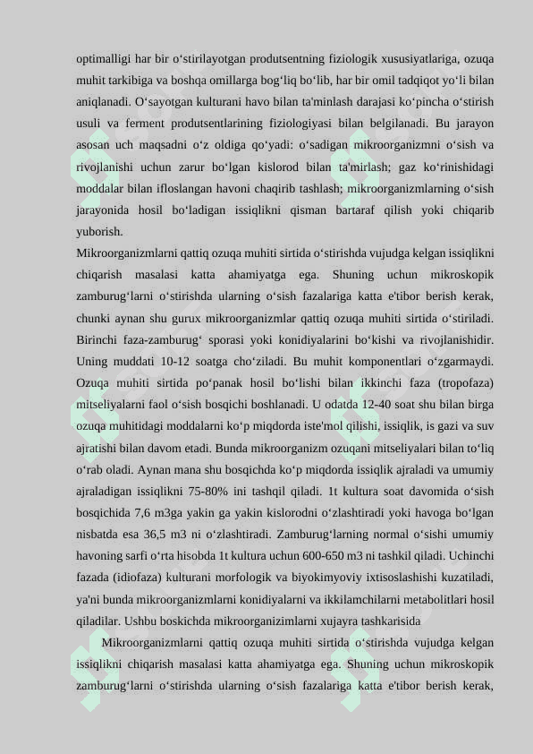 Mikroorganizmlarni suyuq ozuqa muhitida o’stirish jihozlari 4