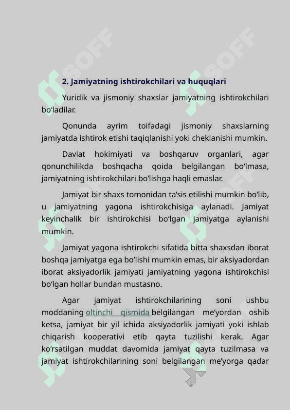 Ma'sulyati cheklangan jamiyat 3