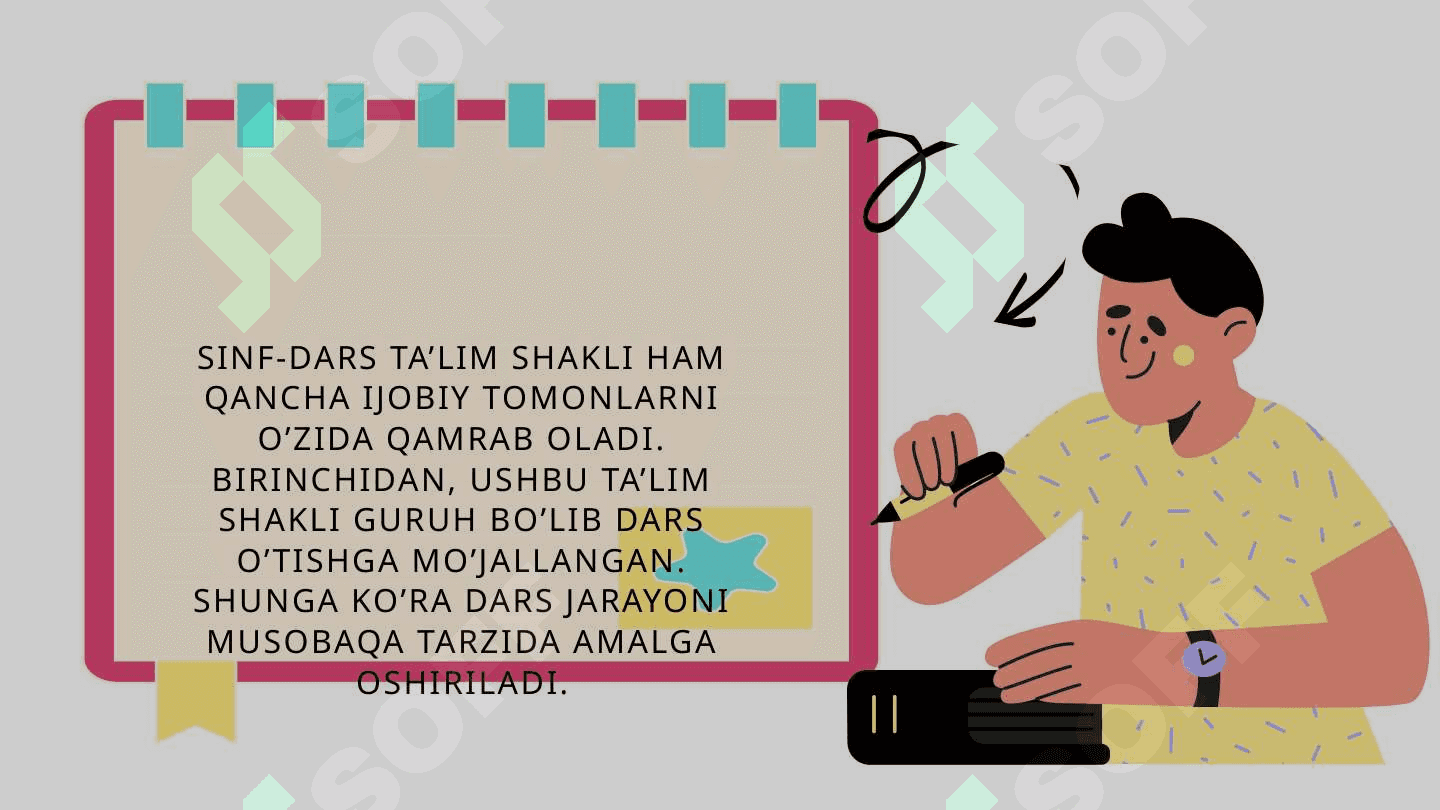 Ta'limni tashkil etish shakllari va metodlari 6