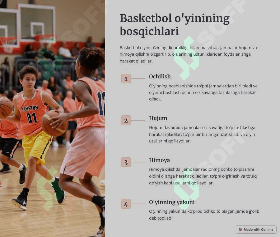 Basketbol dunyosi: tarix; qoidalar va jahon chempionati 4