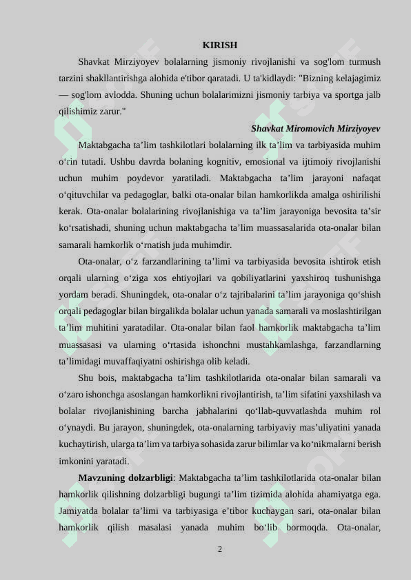 MAKTABGACHA TA’LIM TASHKILOTIDA OTA-ONALAR BILAN HAMKORLIK 2