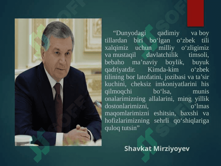 O'zbek tili 2