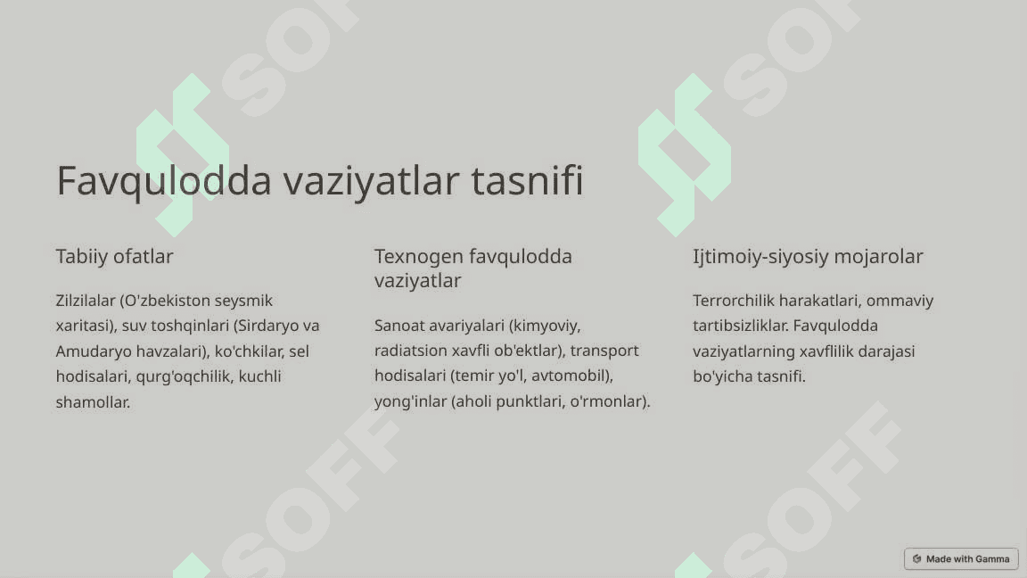 Favqulodda vaziyat oqibatlarini tugatish va qutqarish ishlarida amaliy ishtirok etish 2