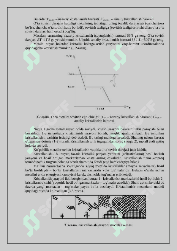 Metallar strukturasi 3