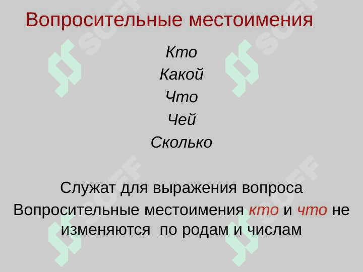 Местоимения 4