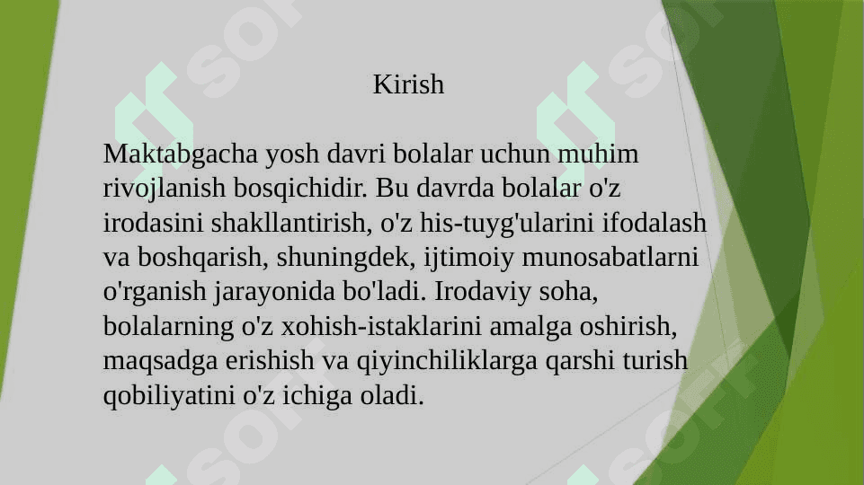 Maktabgacha yosh davrida Rolli o‘yinlar 2