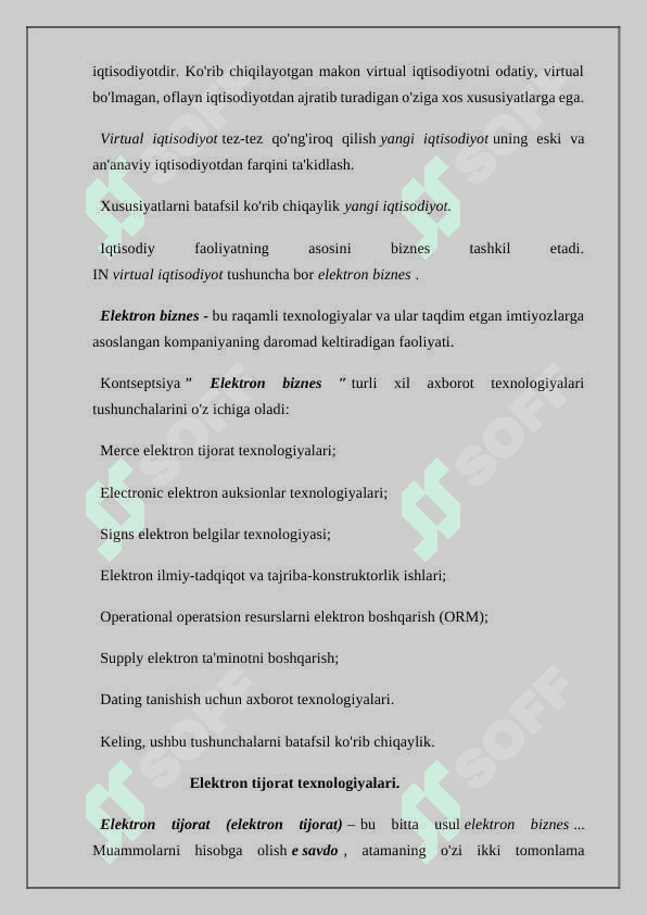 Moliyaviy amaliyotda qo'llaniladigan asosiy dastur platformalar va ularning ishlash texnologiyasi 3