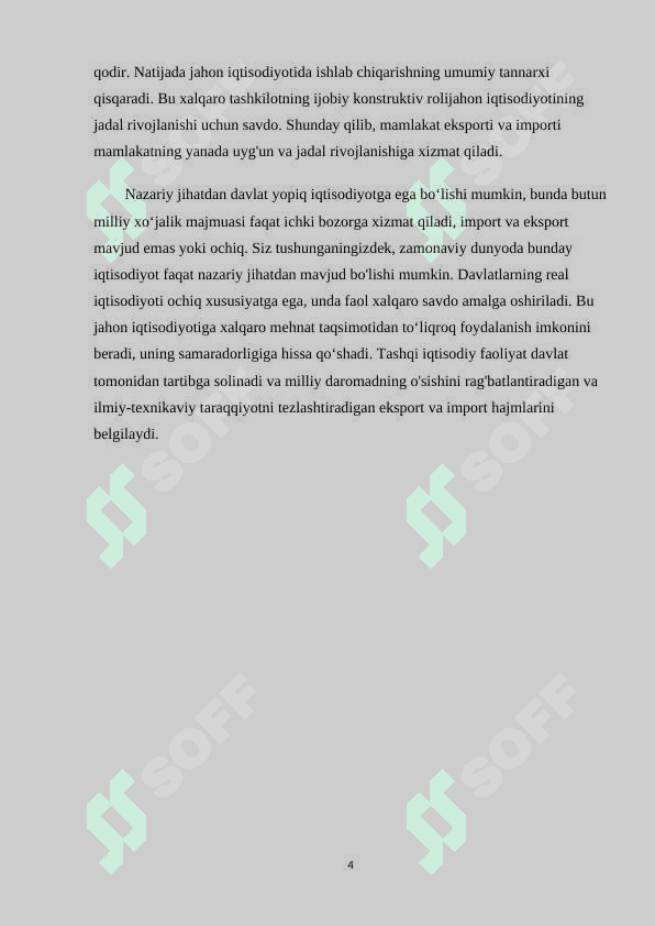 Korxonalar eksport va import faoliyati tahlili 4