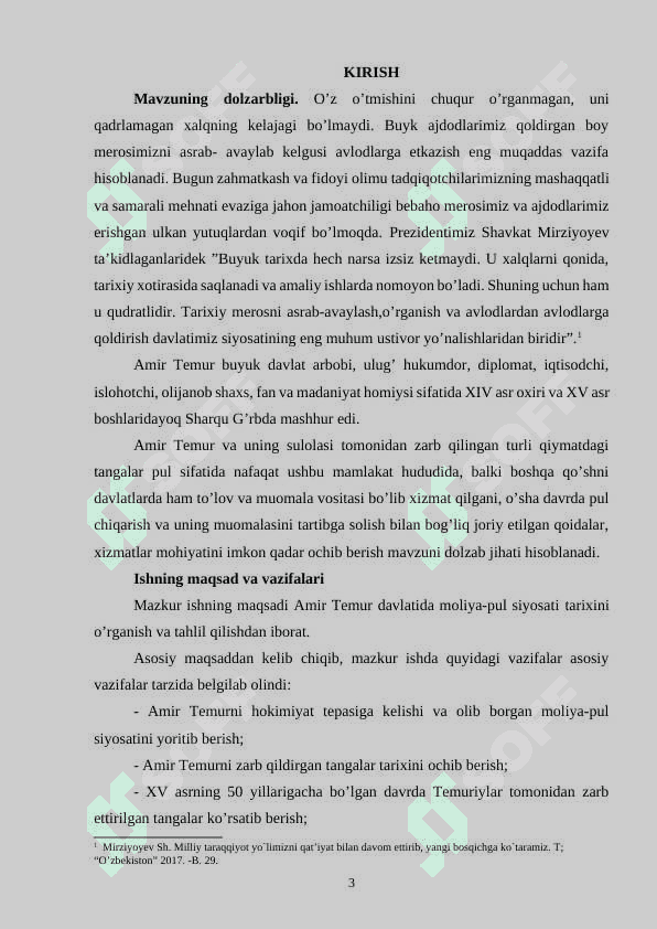 Amir Temur davlatida zarb etilgan tangalar kurs ishi 3