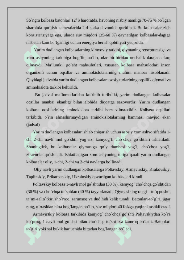 Kolbasa ishlab chiqarish texnologiyasi 7