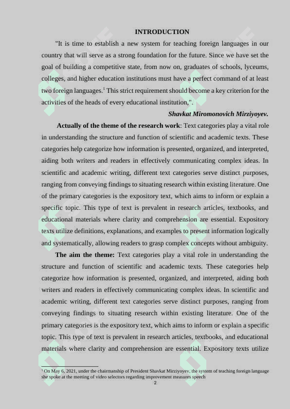TEXT CATEGORIES 2