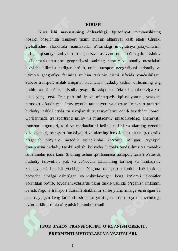 JAHON TRANSPORTI , UNING TURLARI VA KELAJAKDAGI RIVOJLANISH ISTIQBOLLARI 3
