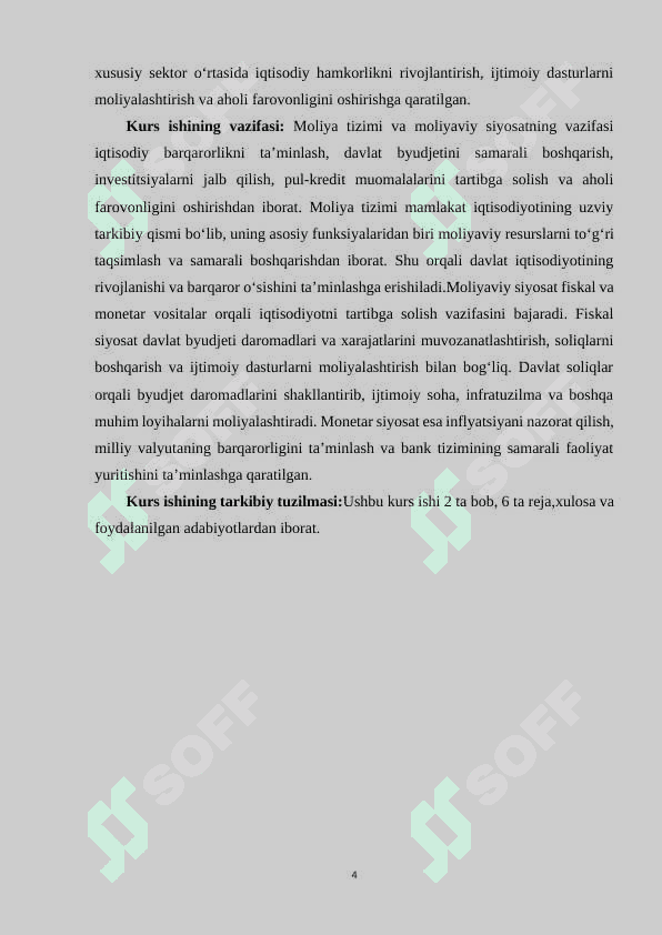 MOLIYA TIZIMI VA MOLIYAVIY SIYOSAT 3